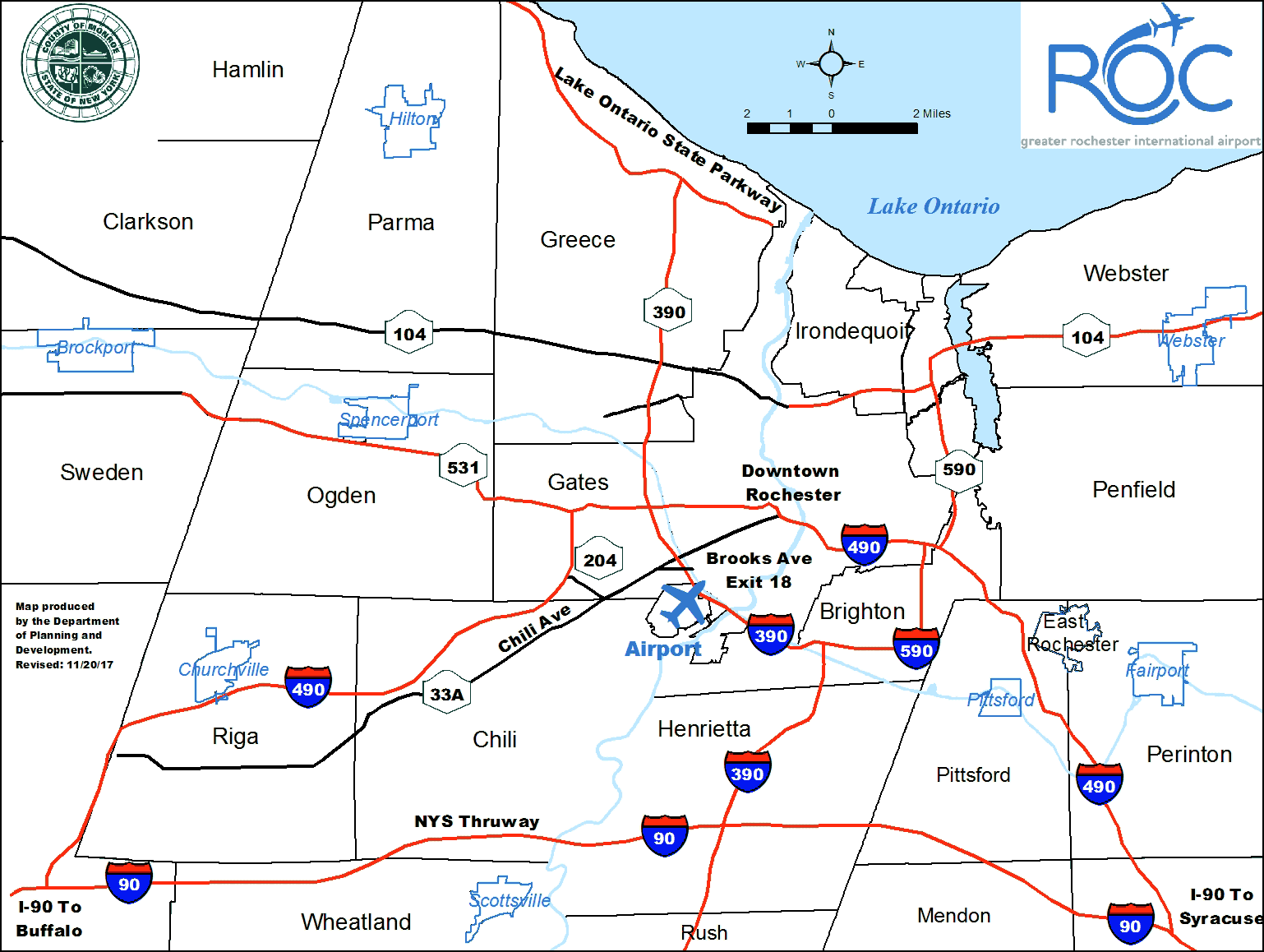 Map to ROC